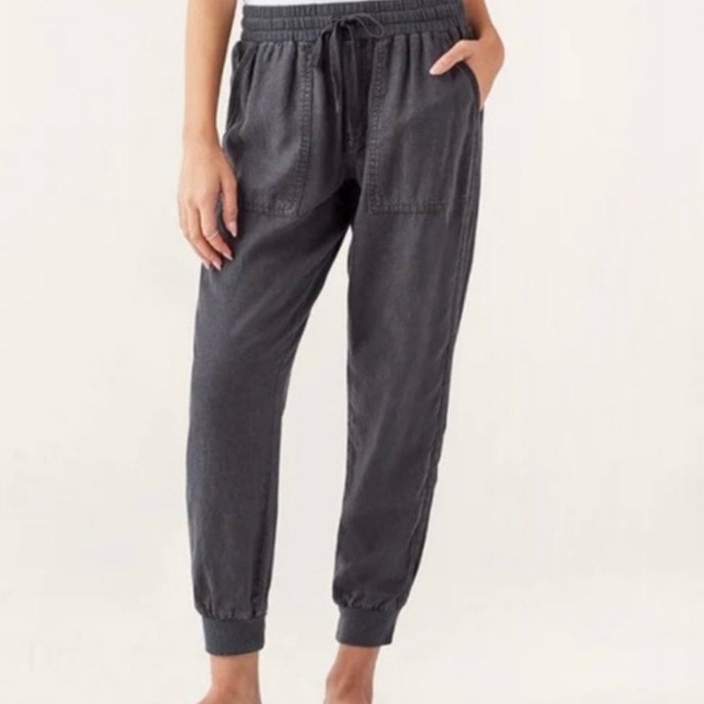 Splendid Charcoal Women's Drawstring Utility Jogg… - image 2